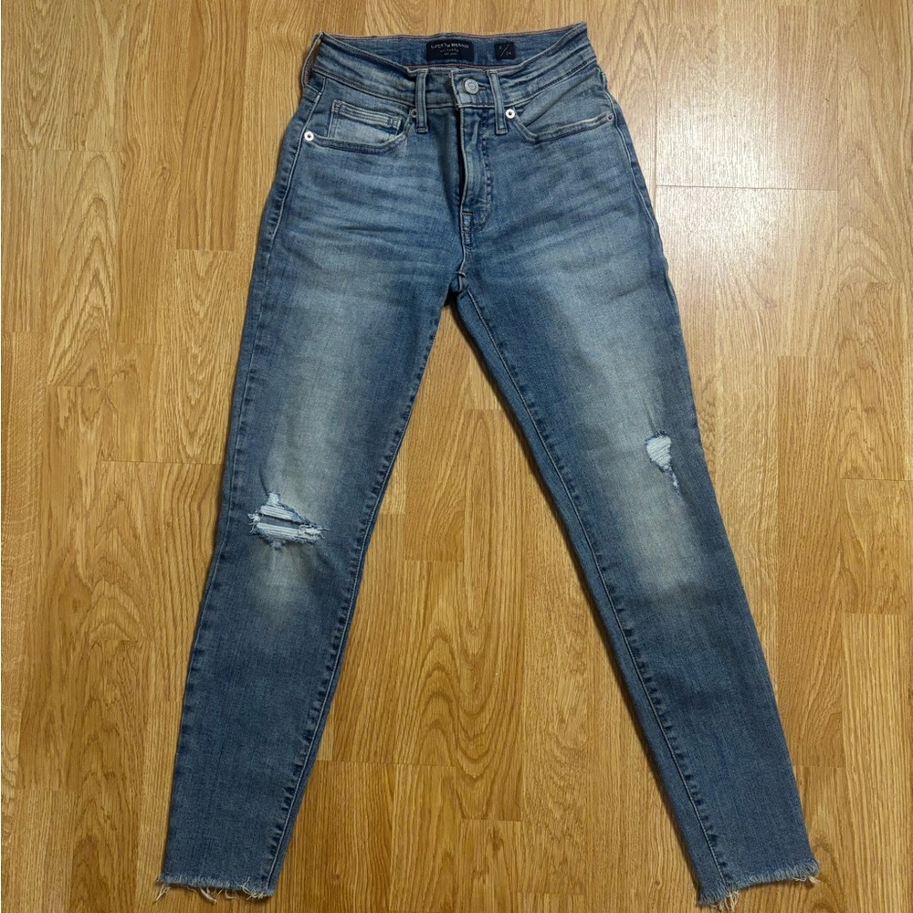 LUCKY BRAND - Ava Mid-rise Super Skinny Jeans